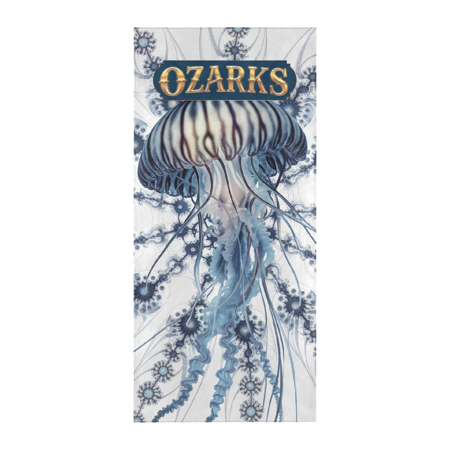 Beach Towel Suede 31.5"x 71" | Beach Towel | Blue Medusa