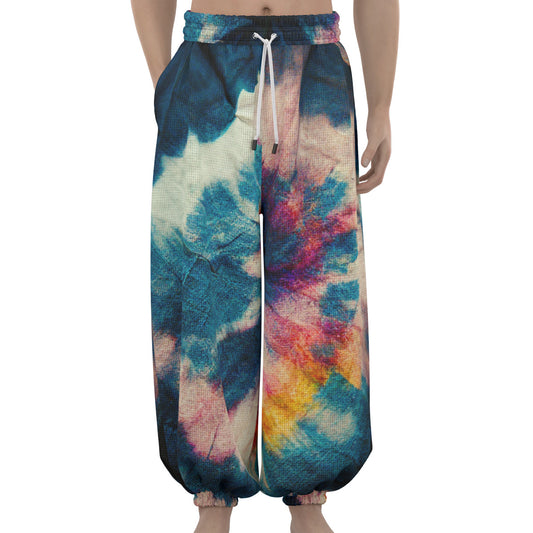 Unisex Beach Lantern Boho Warmth Pants | Tie Dye