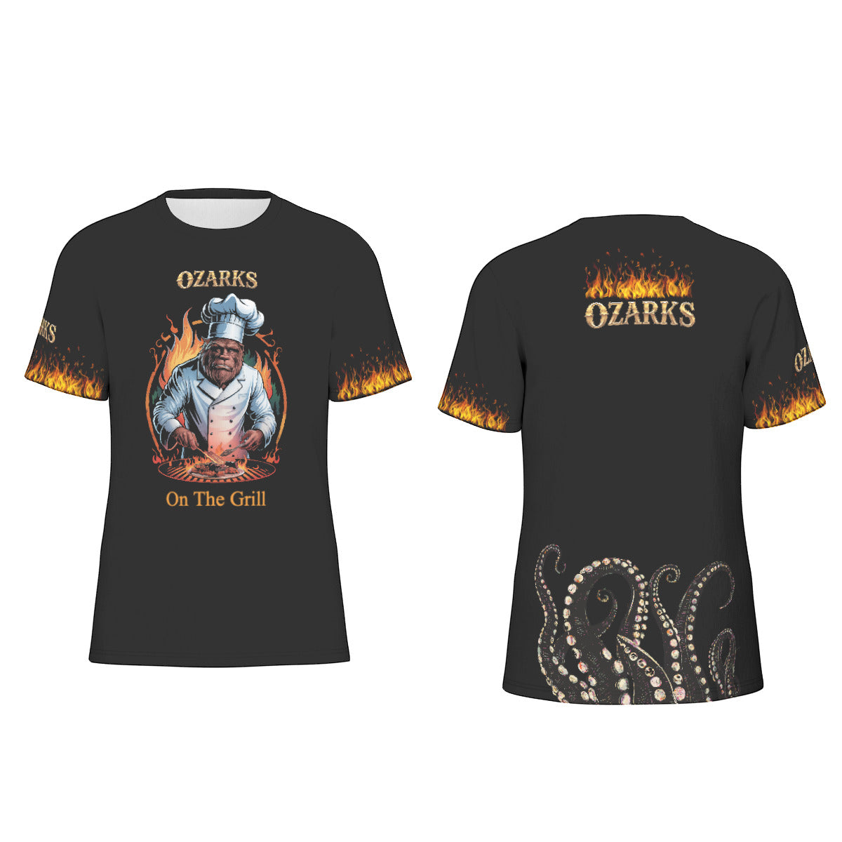 Men's O-Neck T-Shirt | 190GSM Cotton | Ozarks Essentials For Him | Ozarks On The Grill