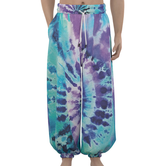 Unisex Beach Lantern Boho Warmth Pants | Tie Dye