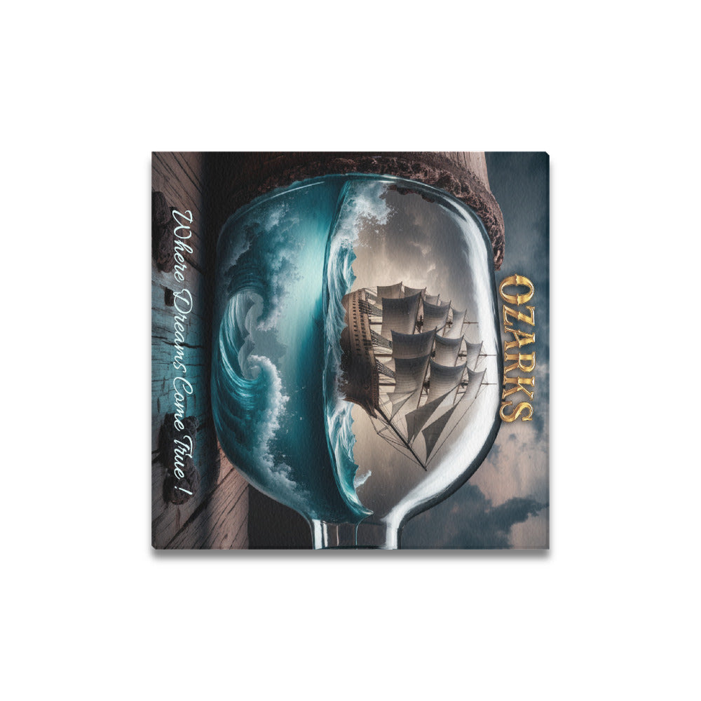 Canvas Print Wall Art 16"x16" |Nautical Home & Decor | Ozarks Where Dreams Come True !