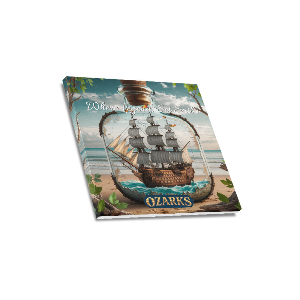 Canvas Print 16"x16" | Nautical Home & Decor | Where Legend Set Sail !