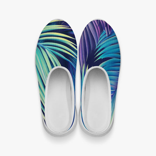 Casual Mesh Non-Woven Slippers 436 | Tropical Leaves