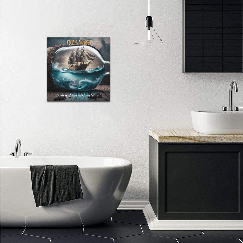 Canvas Print Wall Art 16"x16" |Nautical Home & Decor | Ozarks Where Dreams Come True !
