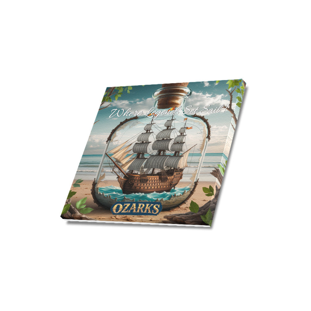 Canvas Print 16"x16" | Nautical Home & Decor | Where Legend Set Sail !
