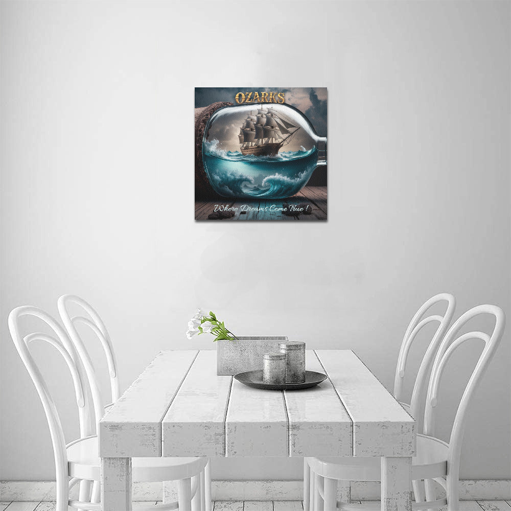 Canvas Print Wall Art 16"x16" |Nautical Home & Decor | Ozarks Where Dreams Come True !