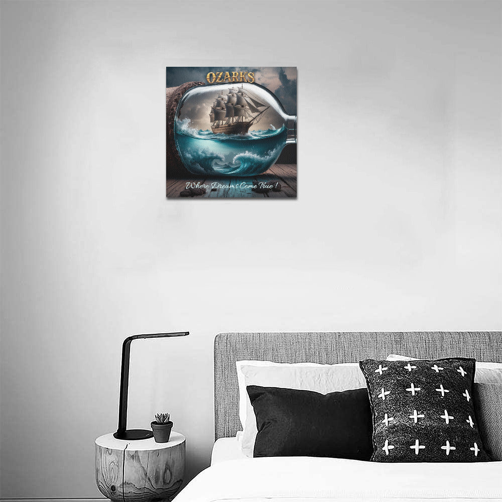 Canvas Print Wall Art 16"x16" |Nautical Home & Decor | Ozarks Where Dreams Come True !