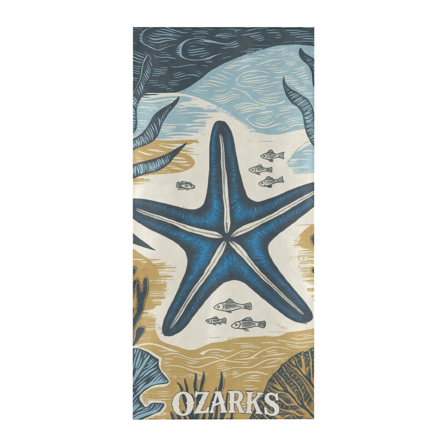 Beach Towel Suede 31.5"x 71"| Beach Towel | Sea Star