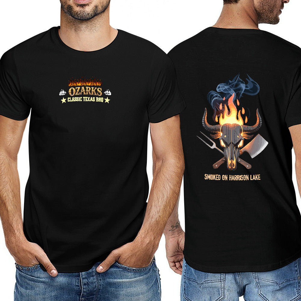 New 150g Men's  Short Sleeve T-shirt |Smoked on Harrison Lake