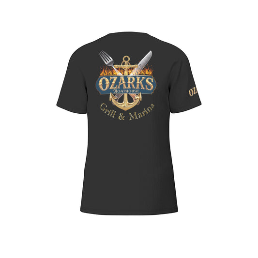 Men's O-Neck T-Shirt | 190GSM Cotton | Ozarks Essentials For Him | Ozarks Boathouse Grill & Marina