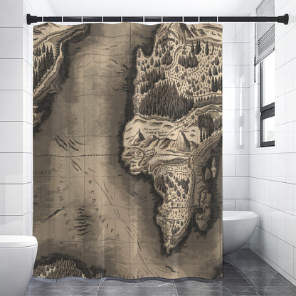 Shower Curtains| Nautical Home & Decor | Map