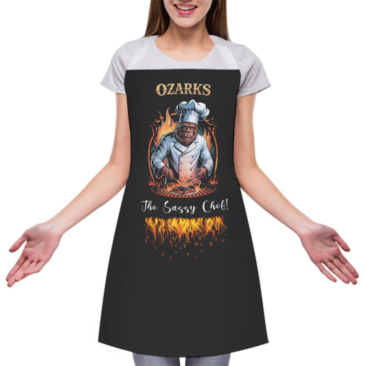 Adjustable Apron With White Strap | Nautical Home & Decor | Cooking Apron | The Sassy Chef