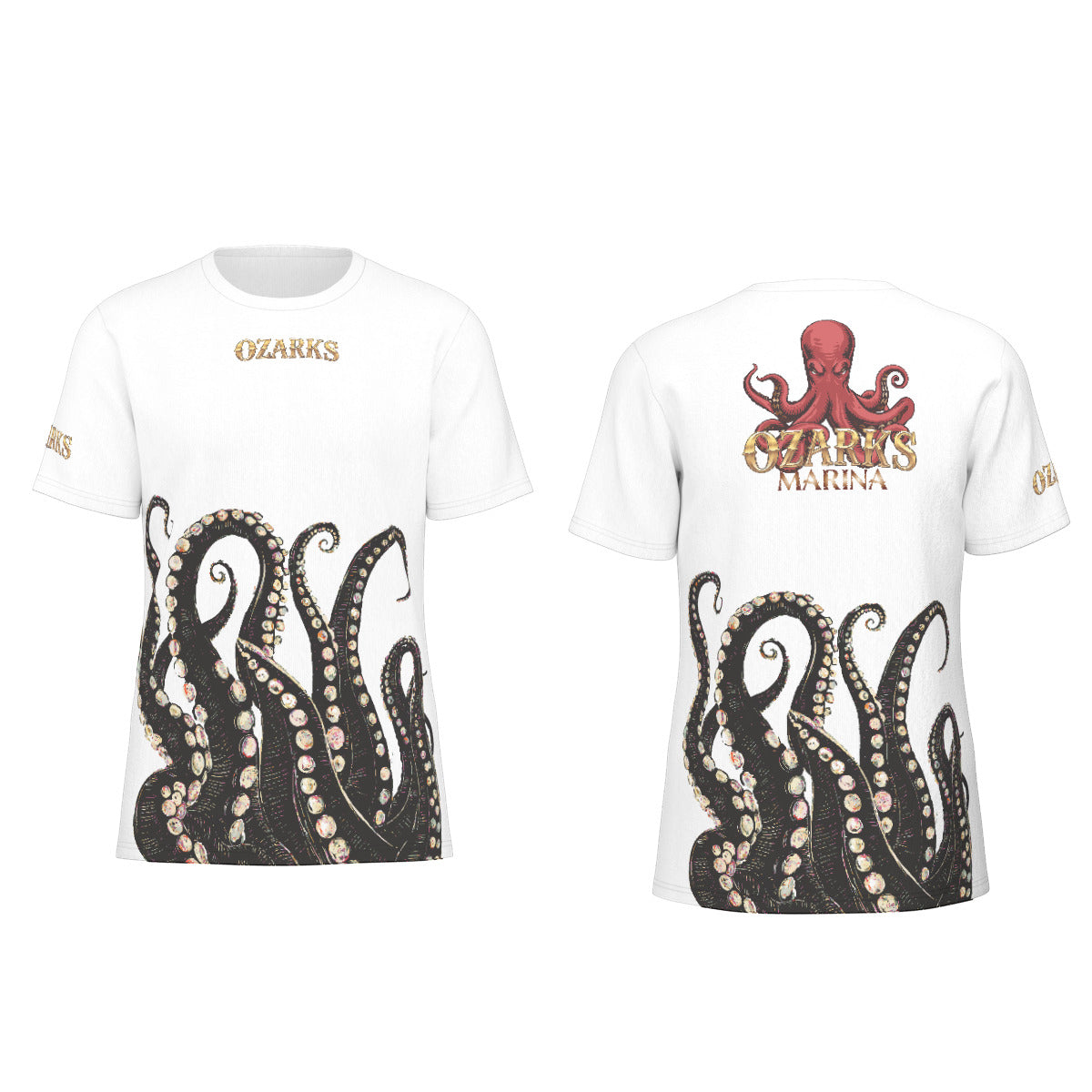 Men's O-Neck T-Shirt | 190GSM Cotton | Ozarks Essentials For Him | Ozarks Marina White