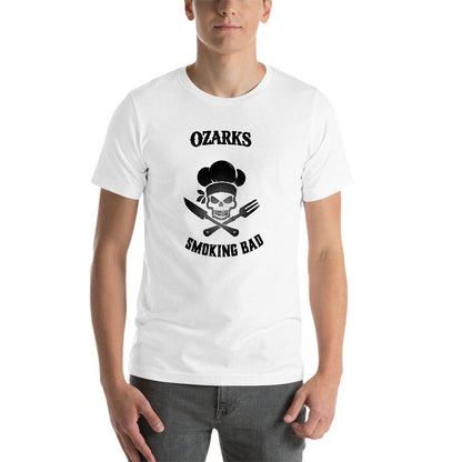 New 150g Men's  Short Sleeve T-shirt | Smoking Bad  White