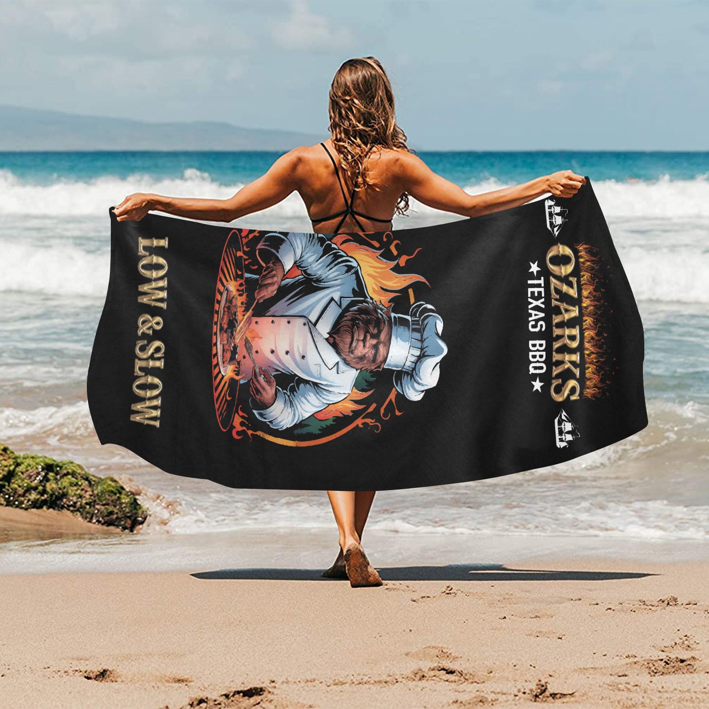 Beach Towel Suede  31.5"x 71"