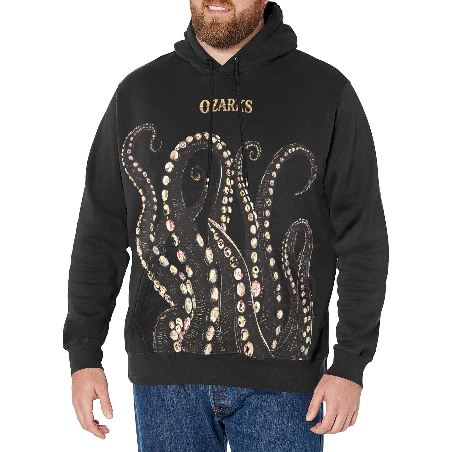 Men's Long Sleeve Fleece Hoodie | Ozarks Essentials For Him | Ozarks Pulp Legs