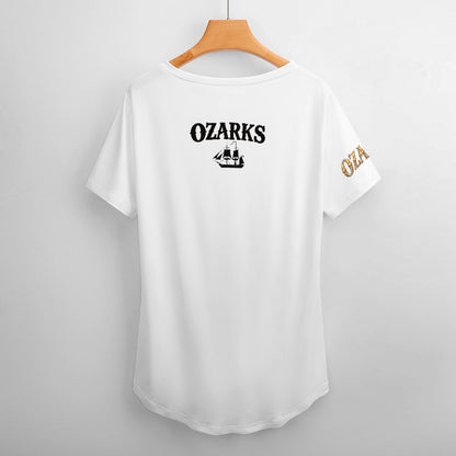 V Neck Short-sleeve Women Shirt Printed | Ozarks Essentials For Her | Corgi Captain