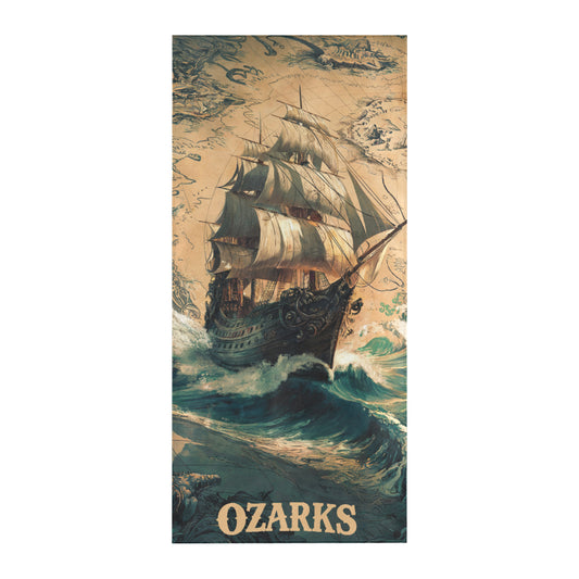 Beach Towel Suede  31.5"x 71" | Beach Towel | Sail Ship