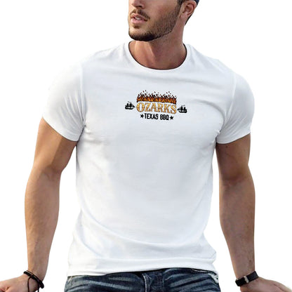 New 150g Men's  Short Sleeve T-shirt | Barbeque on Harrison Lake | White