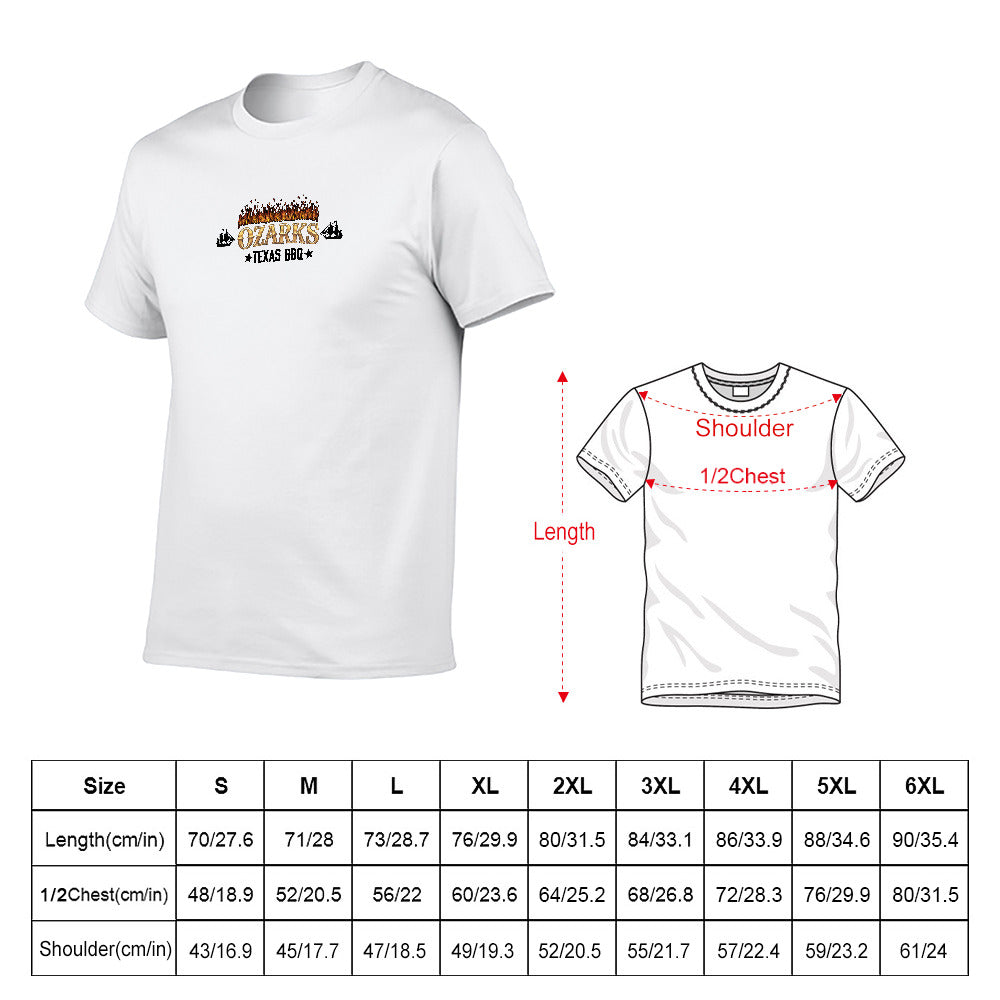 New 150g Men's  Short Sleeve T-shirt | Barbeque on Harrison Lake | White