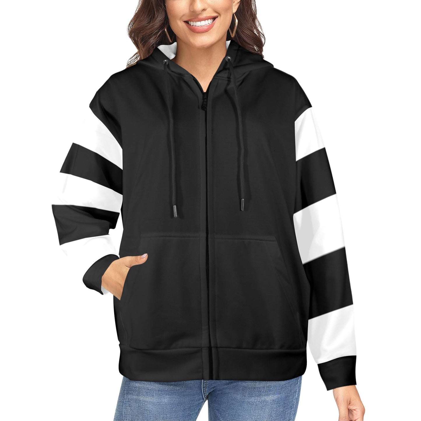 Women's Fleece Full-Zip Hoodie | Corgie Captain