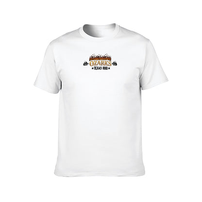 New 150g Men's  Short Sleeve T-shirt | Barbeque on Harrison Lake | White