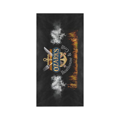 Beach Towel  Suede 30"x 60" | Ozarks Boathouse & Grill | Black