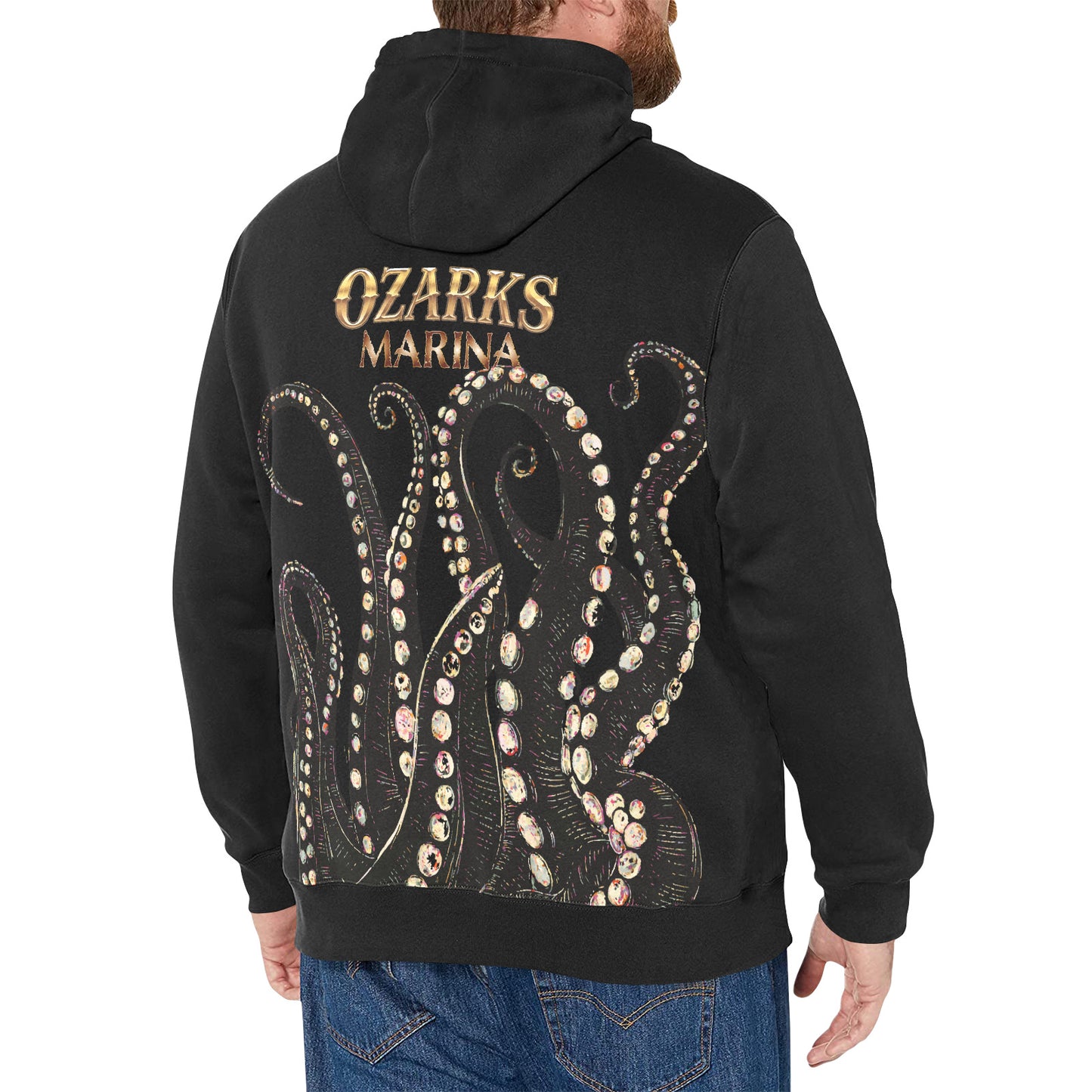 Men's Long Sleeve Fleece Hoodie | Ozarks Essentials For Him | Ozarks Pulp Legs